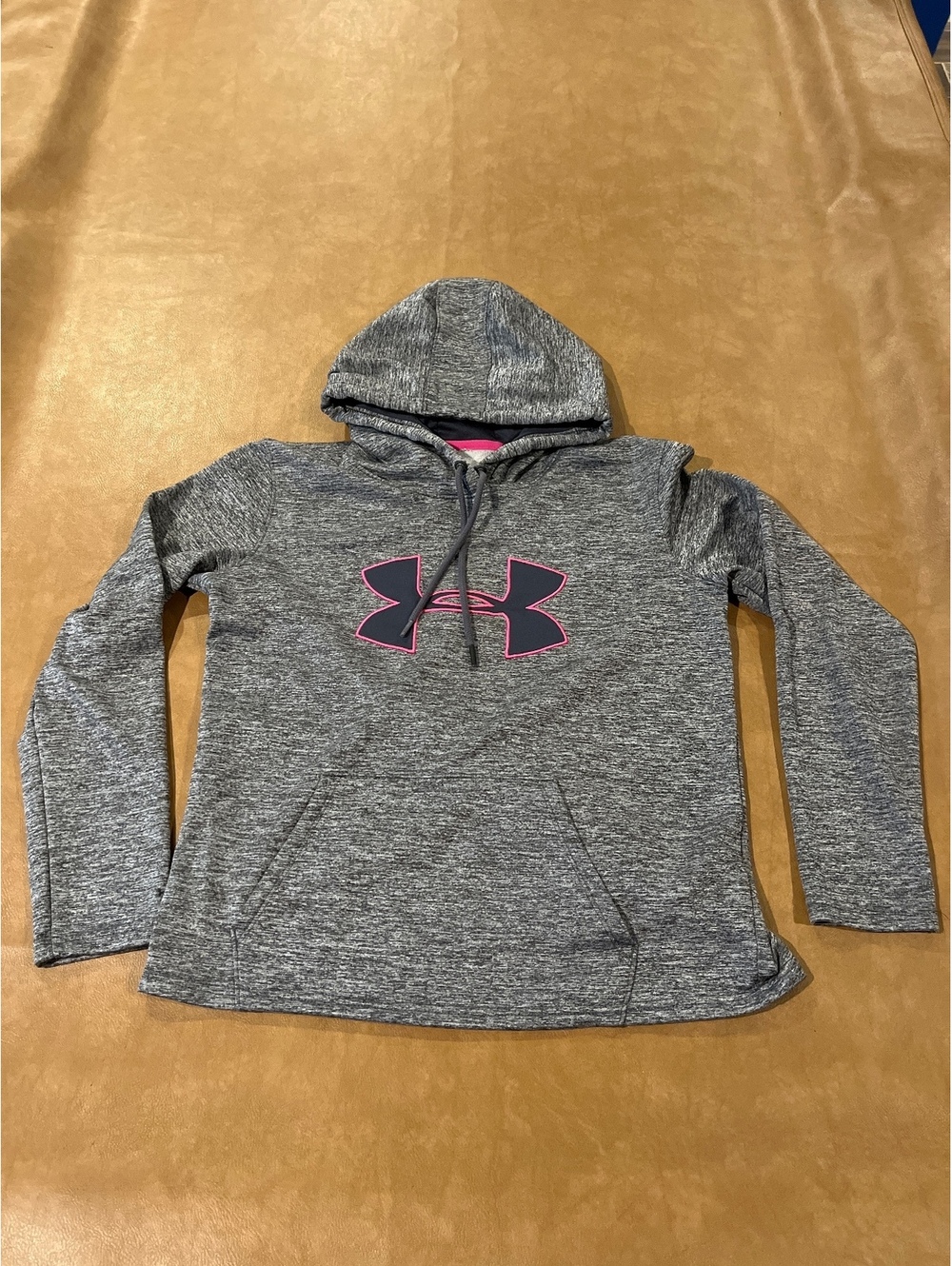 Under Armour XStorm Hoodie Gray/Pink (Girls Medium)